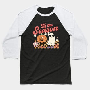 Tis The Season , Retro Halloween Baseball T-Shirt